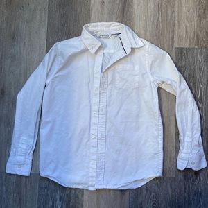 Janie and Jack White Button Down size 7